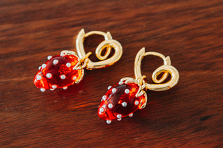 Strawberry Drops Earrings
